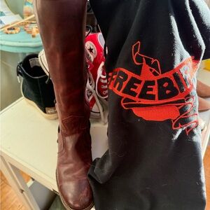 Freebird Brown Lace Up Boots